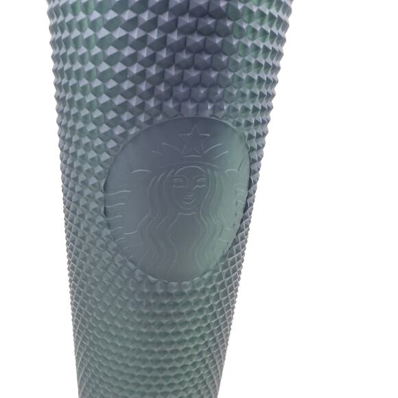 Starbucks NWT Matte Dark Green Studded Tumbler Cold Cup - Venti - 24 fl oz - Picture 7 of 10
